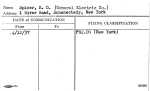 Spicer, E.D. (General Electric Co.)