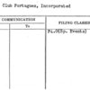 Sport Club Portugues, Incorporated