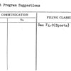 Sport Program Suggestions