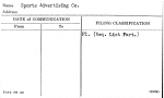 Sports Advertising Co.
