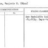 Sprague, Marjorie E. (Miss)