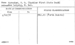 Sprecher, O.D. (Cashier First State Bank)