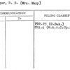 Springer, R.D. (Mrs. Mary)
