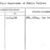 Springfield Department of Public Welfare