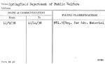 Springfield Department of Public Welfare
