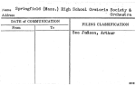 Springfield (Mass.) High School Oratorio Society & Orchestra