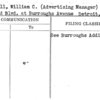 Sproull, William C. (Advertising Manager)