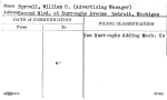 Sproull, William C. (Advertising Manager)