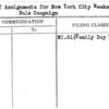 Staff Assignments for New York City Weekend Ticket Sale Campaign