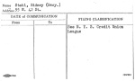 Stahl, Sidney (Secy.)
