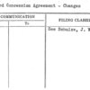 Standard Concession Agreement - Changes