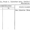 Staples, Frank A. (Director Arts, Crafts Service Natl Recreation Association)
