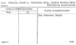 Staples, Frank A. (Director Arts, Crafts Service Natl Recreation Association)