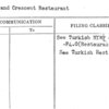 Star and Crescent Restaurant