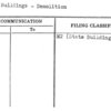 State Buildings - Demolition