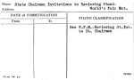 State Chairmen Invitations to Reviewing Stand-World's Fair Mot.