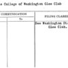 State College of Washington Glee Club