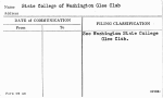 State College of Washington Glee Club