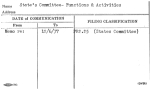 State's Committee- Functions & Activities