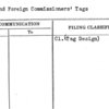 State and Foreign Commissioners' Tags