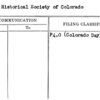 State Historical Society of Colorado