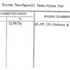State Income Tax-Payroll Deductions for