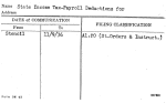 State Income Tax-Payroll Deductions for