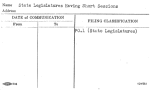State Legislatures Having Short Sessions