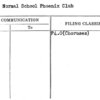 State Normal School Phoenix Club