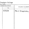 State Teachers College