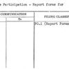 States Participation - Report forms for