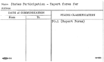 States Participation - Report forms for