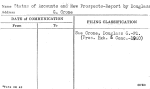 Status of Accounts and New Prospects-Report by Douglass G. Crone