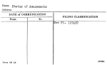 Status of Amusements