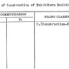 Status of Construction of Exhibitors Buildings