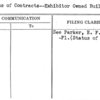 Status of Contracts--Exhibitor Owned Buildings