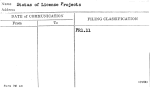 Status of License Projects