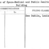 Status of Space-Medical and Public Health Building