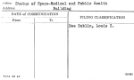 Status of Space-Medical and Public Health Building