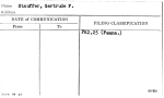 Stauffer, Gertrude F.