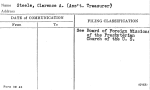 Steele, Clarence A. (Ass't. Treasurer)