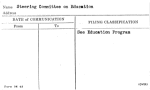 Steering Committee on Education