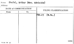 Stefel, Arthur (Mrs. Adelaide)