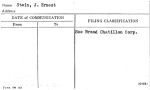 Stein, J. Ernest