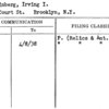 Steinberg, Irving I.