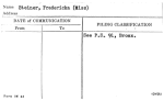 Steiner, Fredericka (Miss)