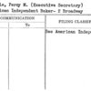 Stelle, Percy M. (Executive Secretary)