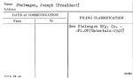 Stelwagon, Joseph (President)