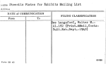 Stencils Plates for Exhibits Mailing List
