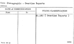 Stenographic - Overtime Reports